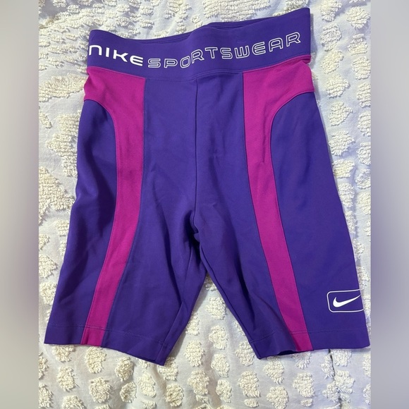 Nike Biking Shorts Purple Hot Pink XS - Picture 4 of 5